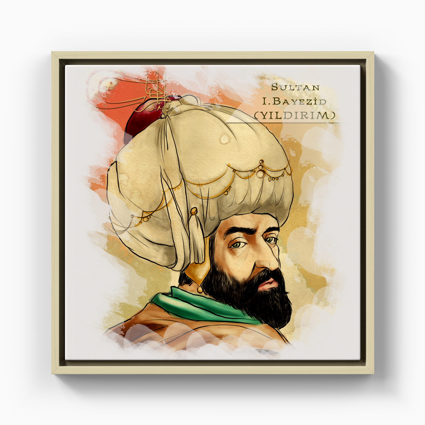 Ottoman Sultan - Kanvas Tablo