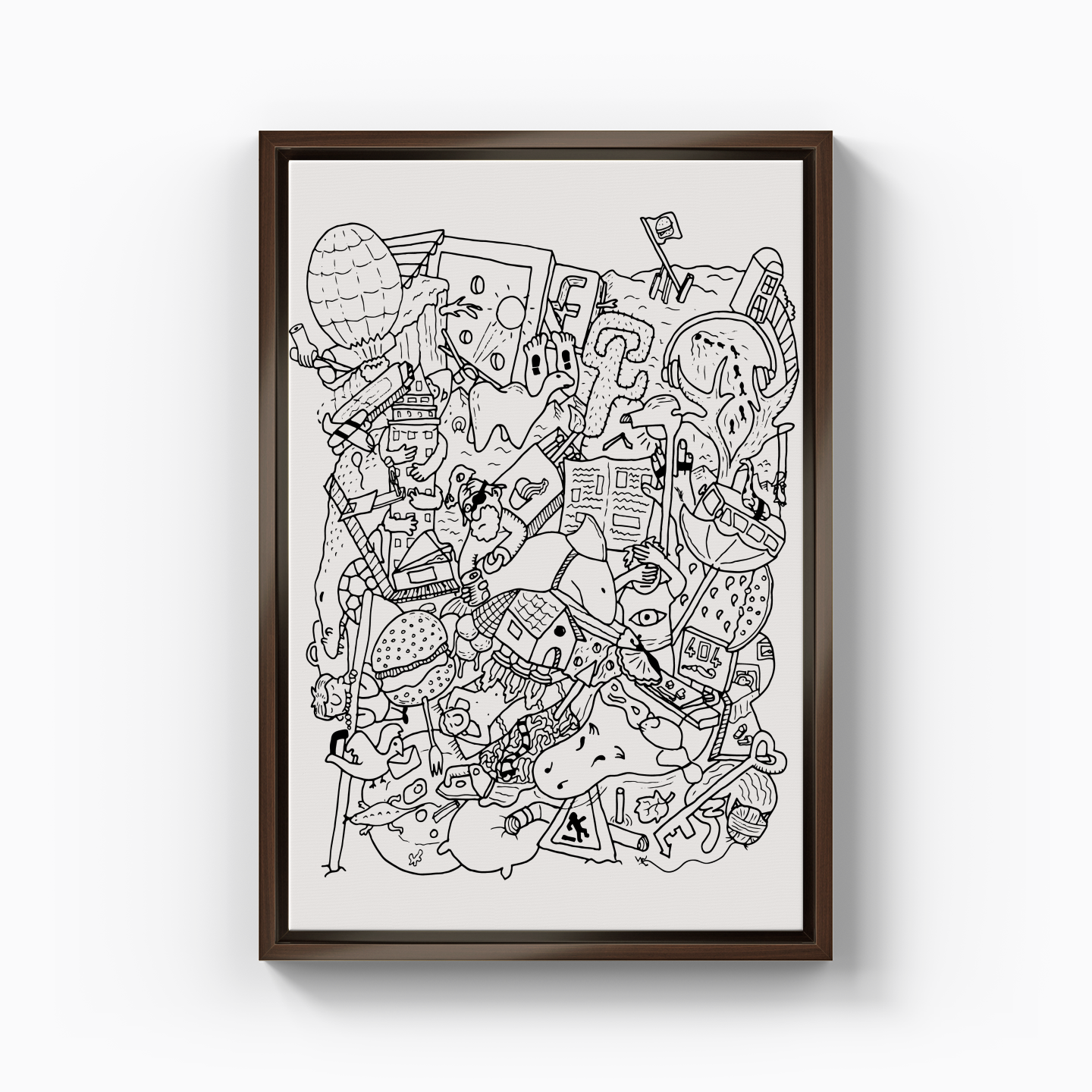 doodle dream - Canvas Print