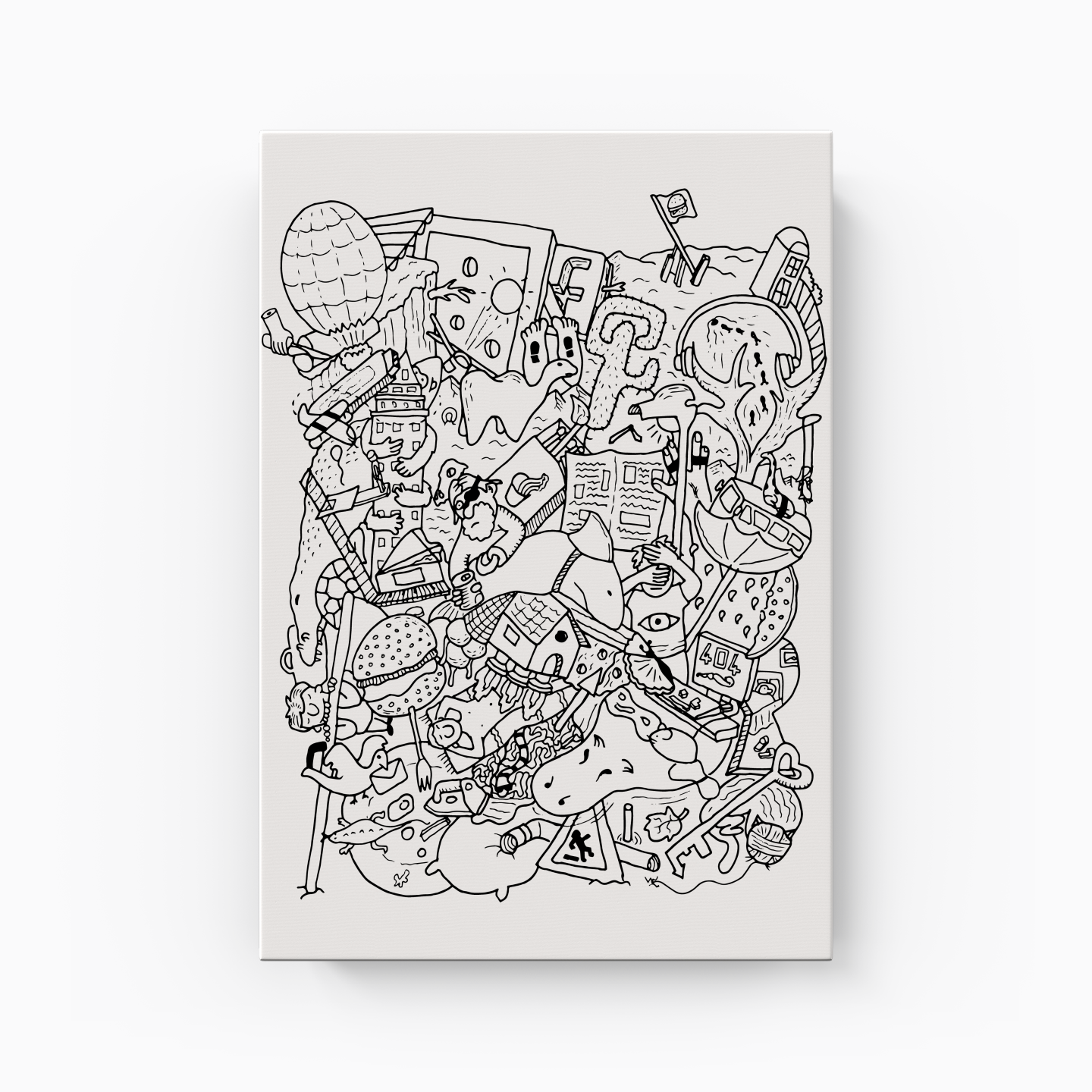 doodle dream - Canvas Print