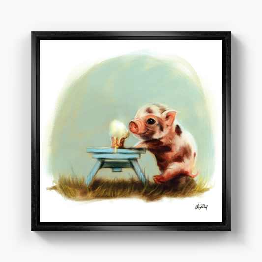 Piggy - Canvas Print