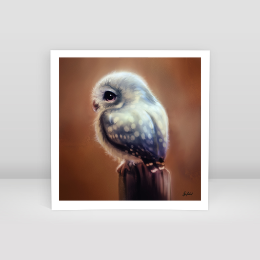 Blue Owl - Art Print