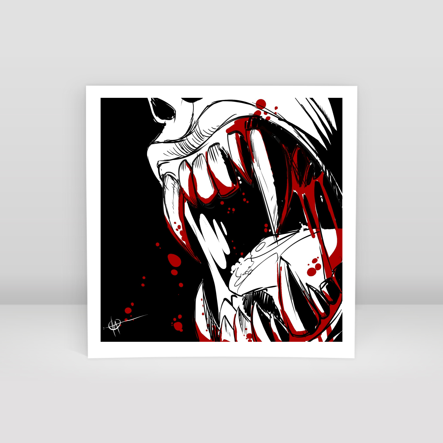 fangs - Art Print