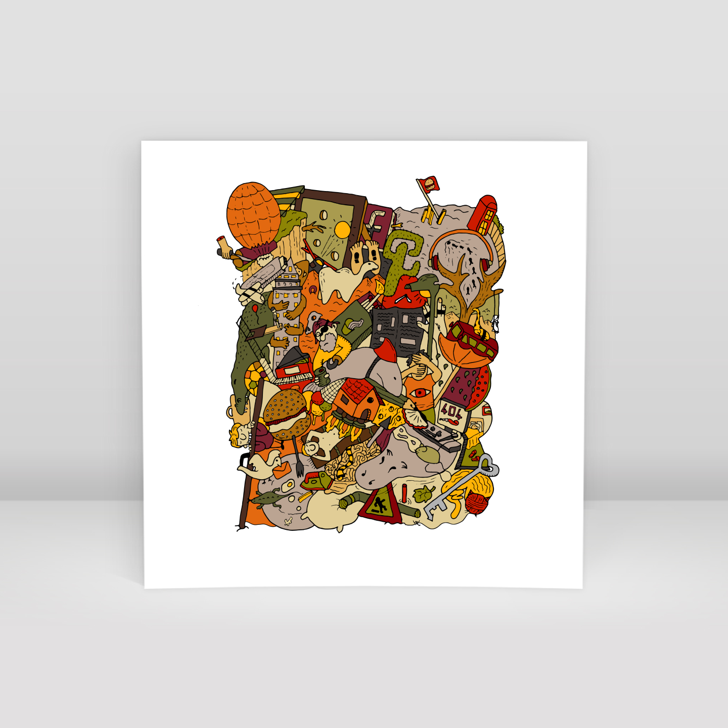 renkli rüyalar - Art Print