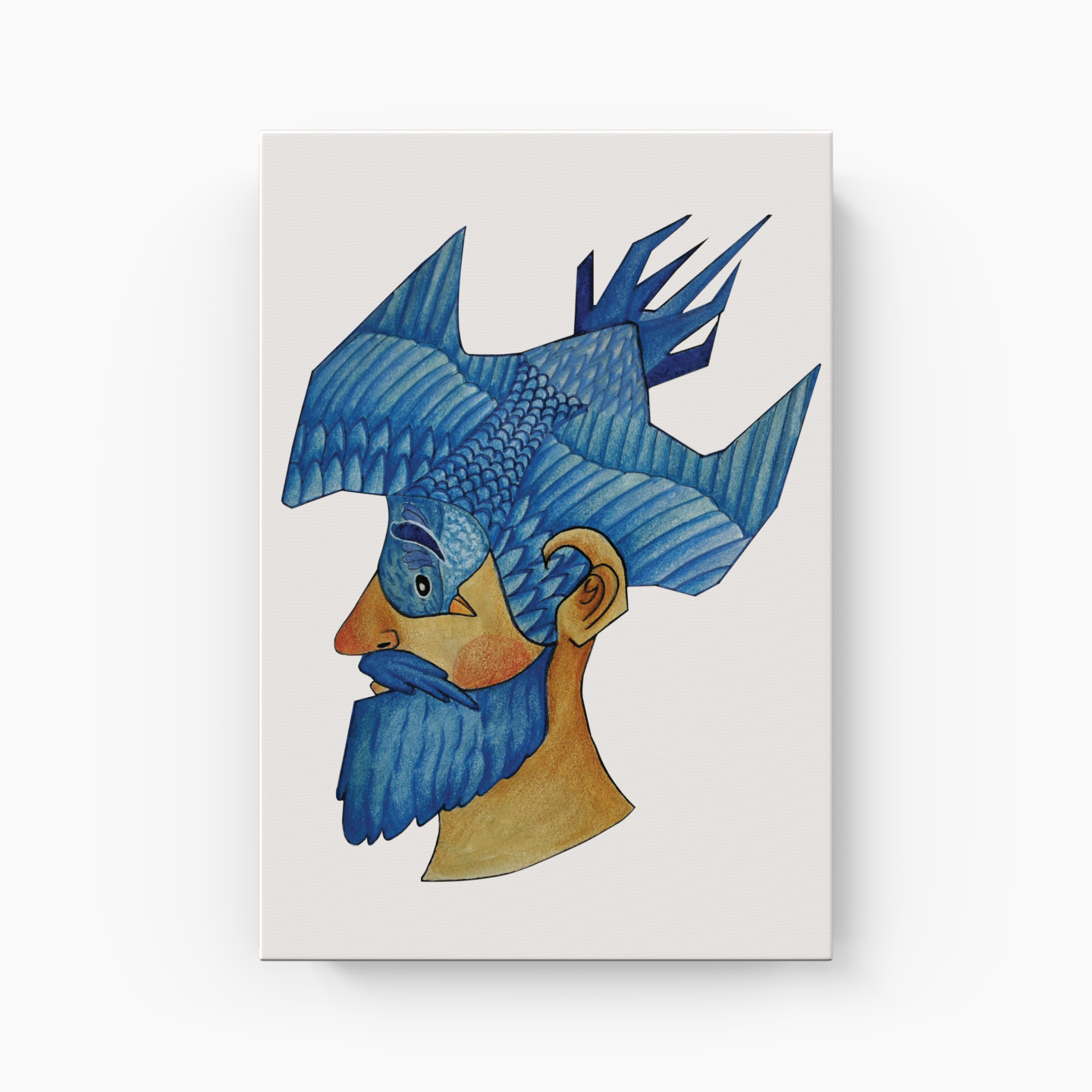 bird man - Canvas Painting