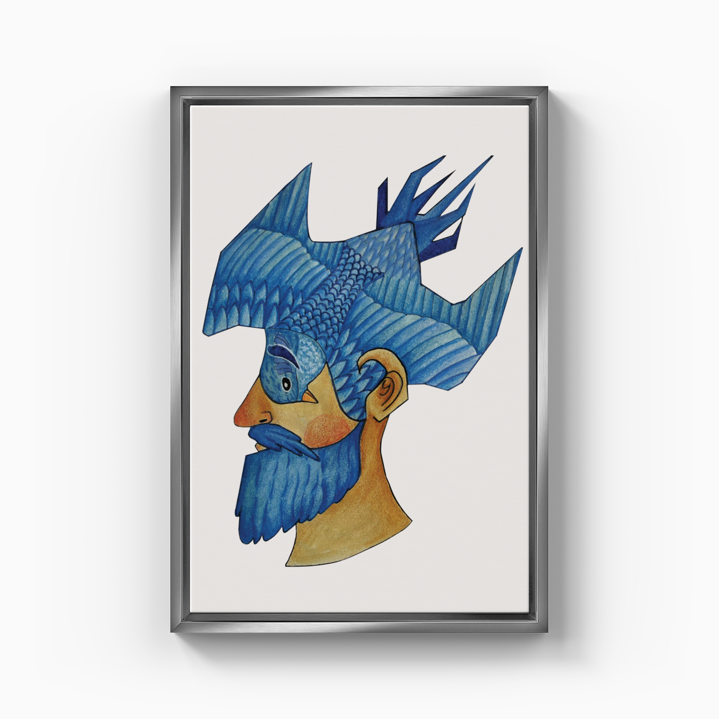 bird man - Canvas Painting