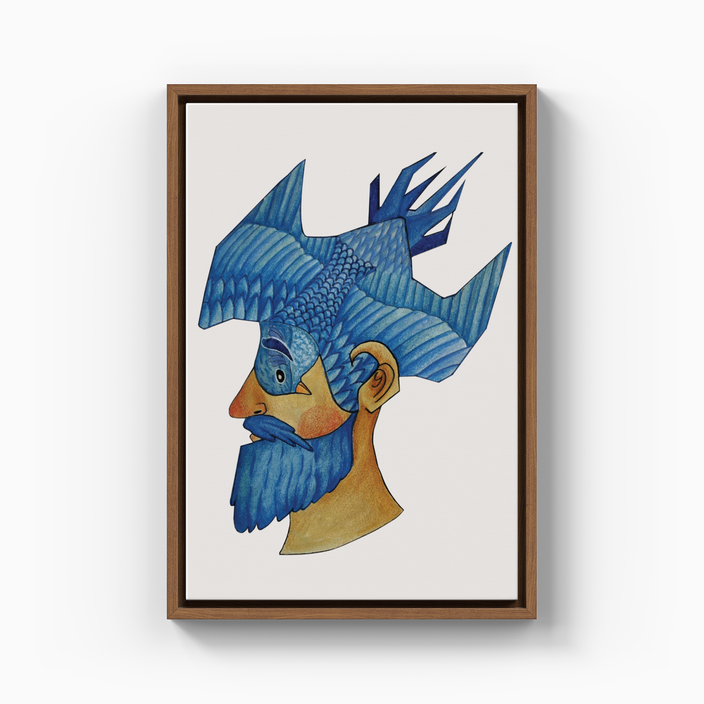 bird man - Canvas Painting