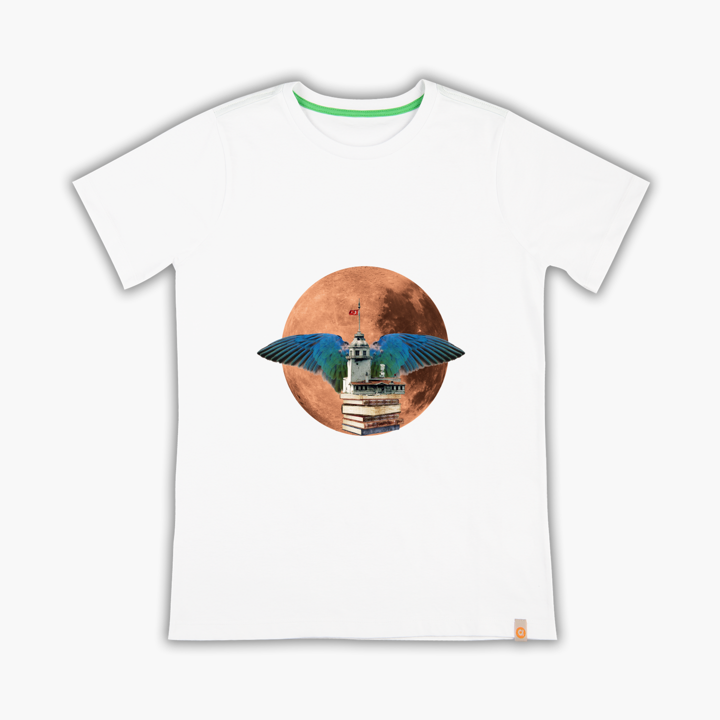 Collage Maiden's Tower - T-Shirt