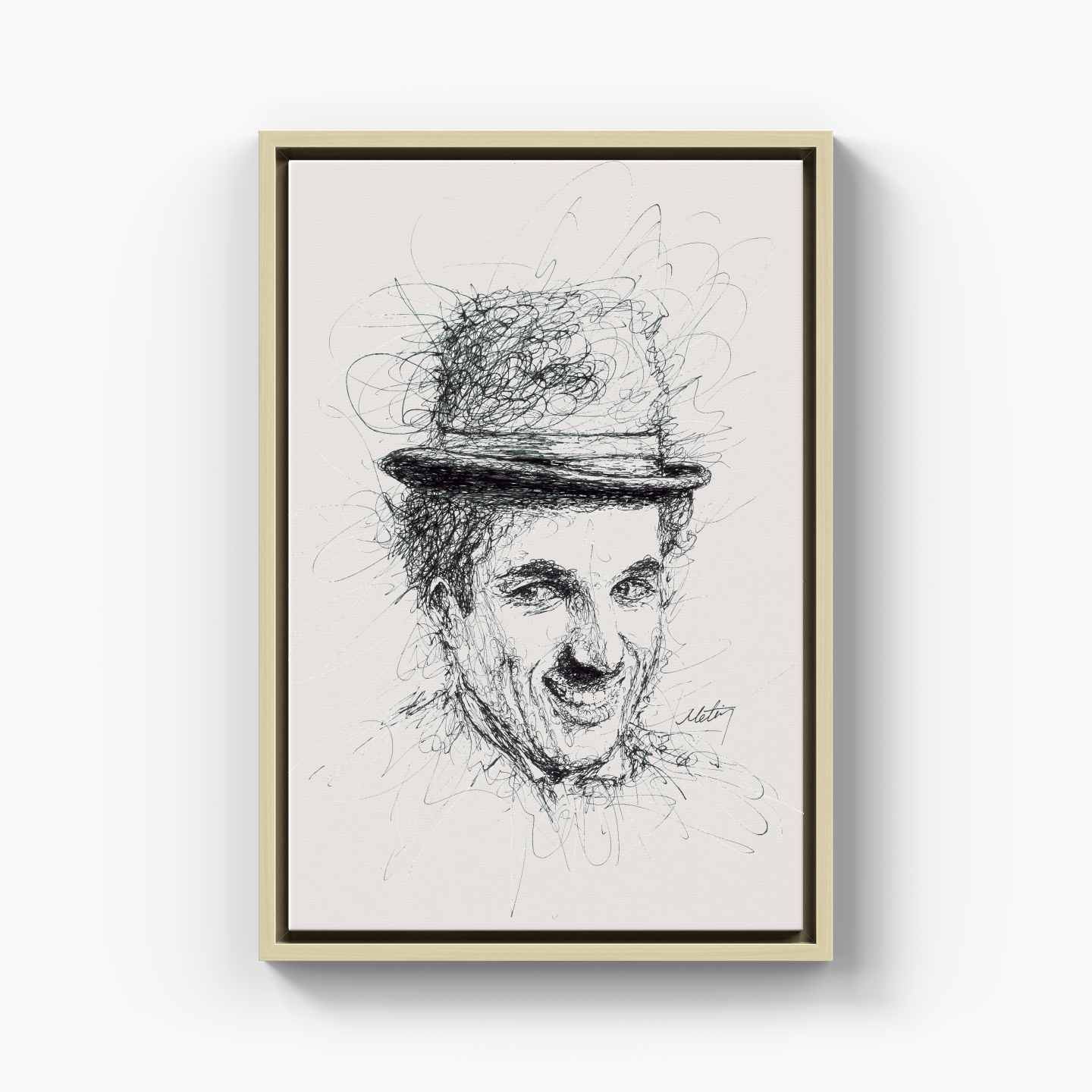 Charlie Chaplin - Canvas Painting