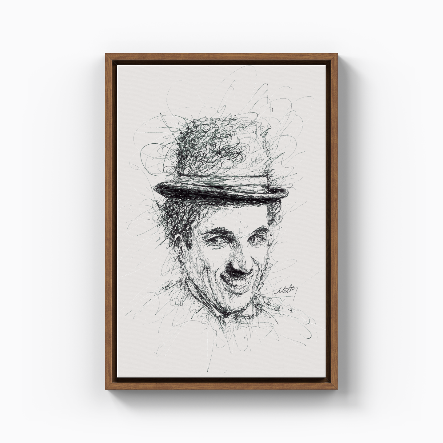 Charlie Chaplin - Canvas Painting