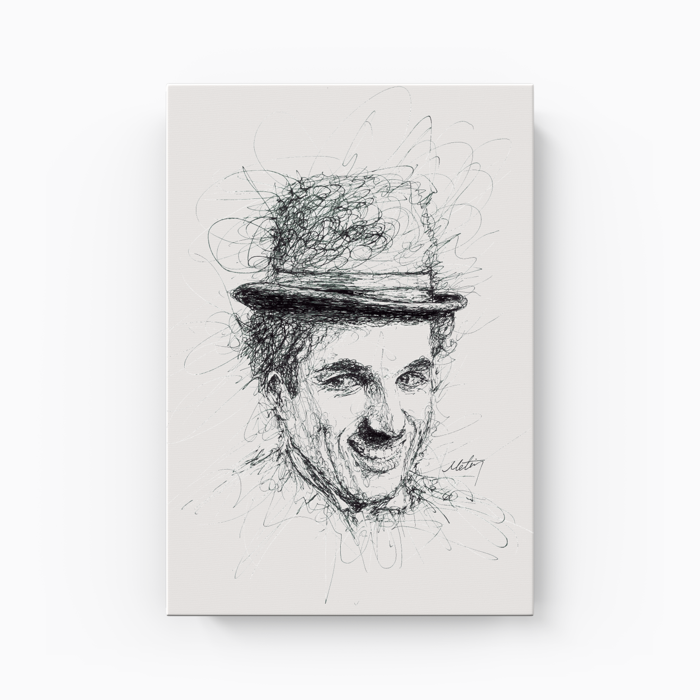 Charlie Chaplin - Canvas Painting