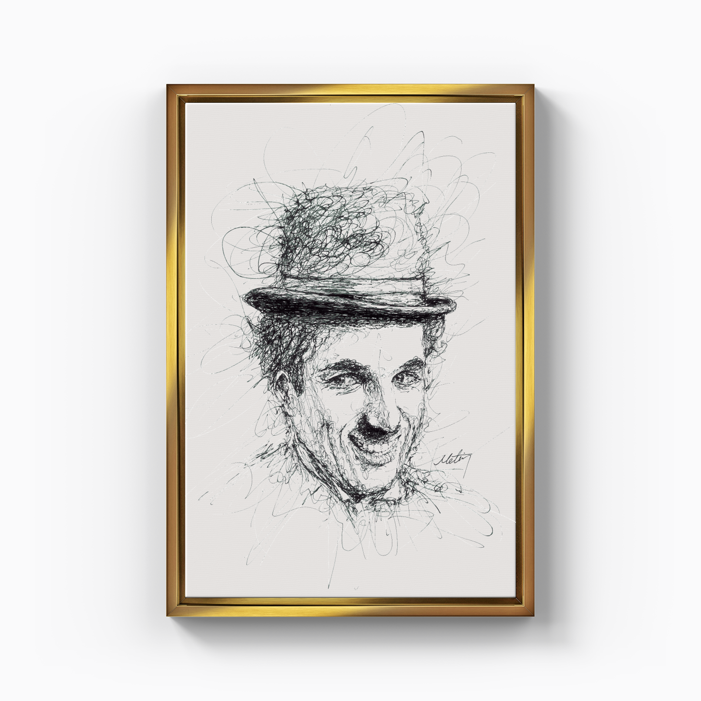 Charlie Chaplin - Canvas Painting