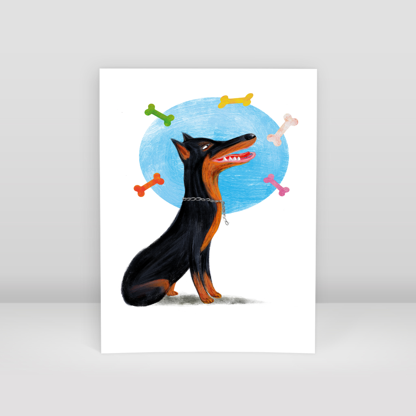 Doberman - Art Print