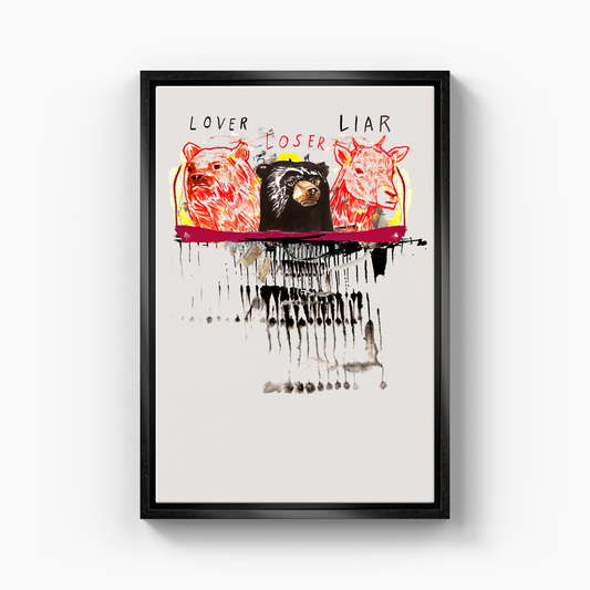 Lover Loser Liar - Canvas Print