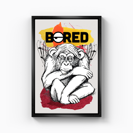 Bored - Canvas Print