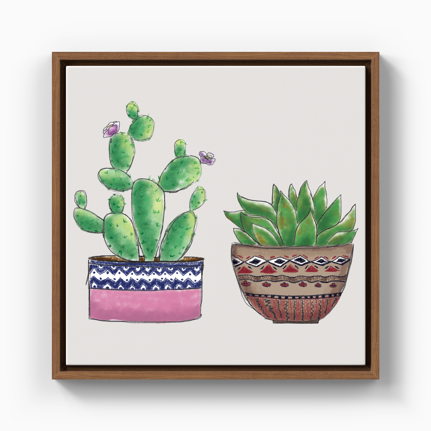 Succulent - Canvas Print