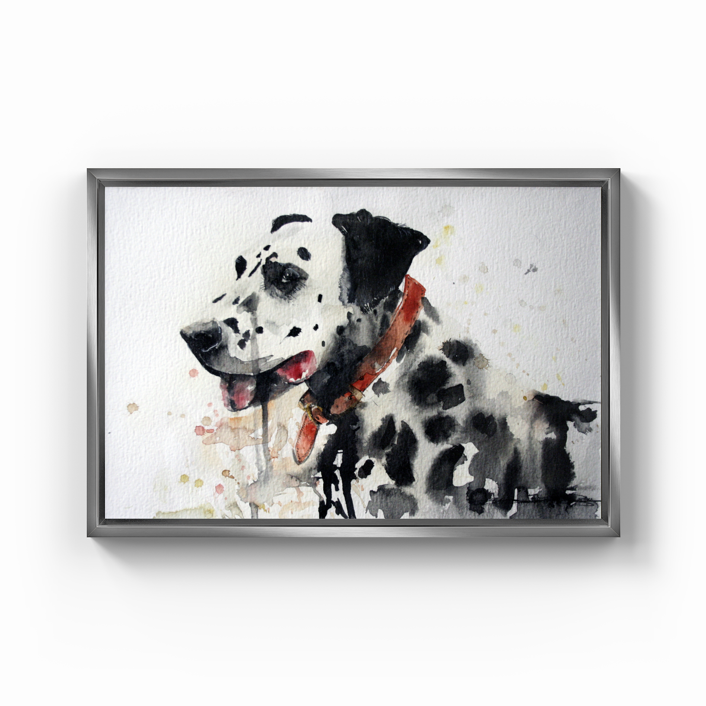 franco the dalmatian - Canvas Print