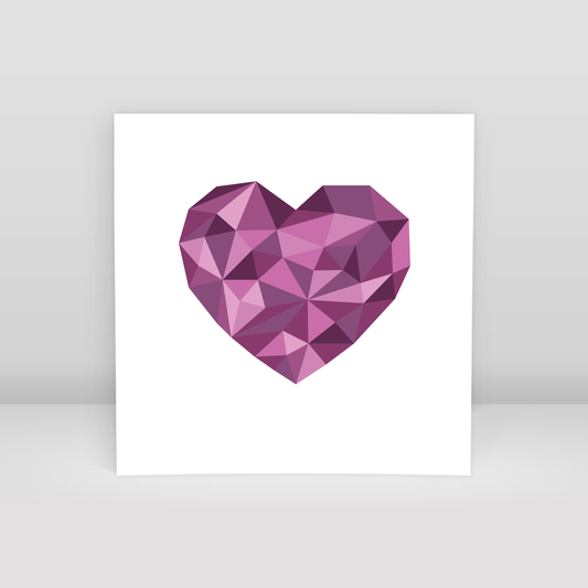 vector heart - Art Print