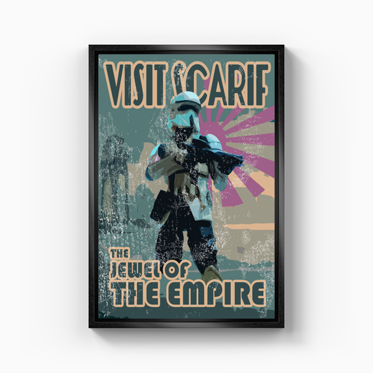 Visit Scarif - Canvas Print