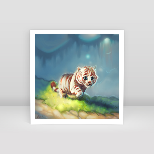 little tiger - Art Print