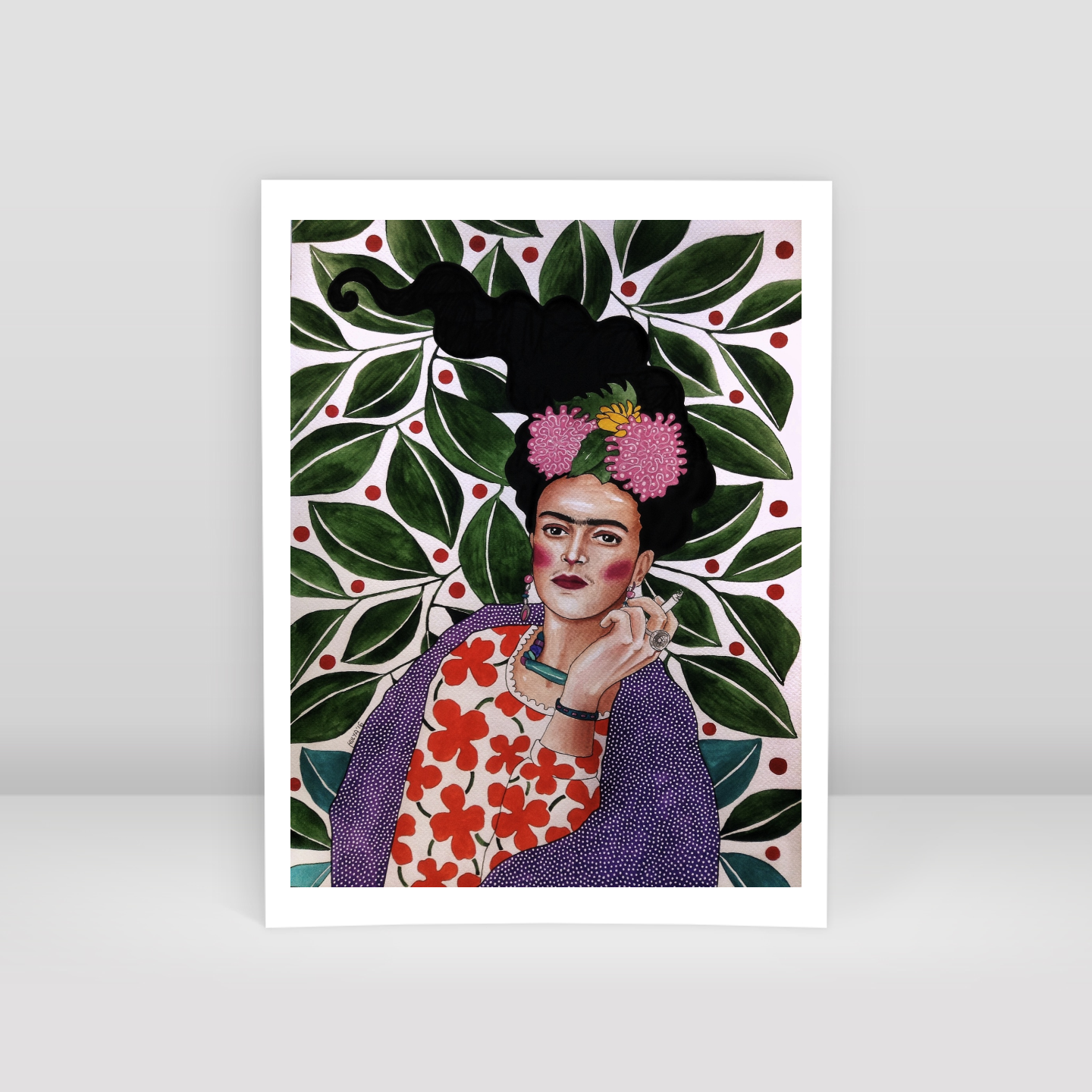 building a bridge to frida - Art Print