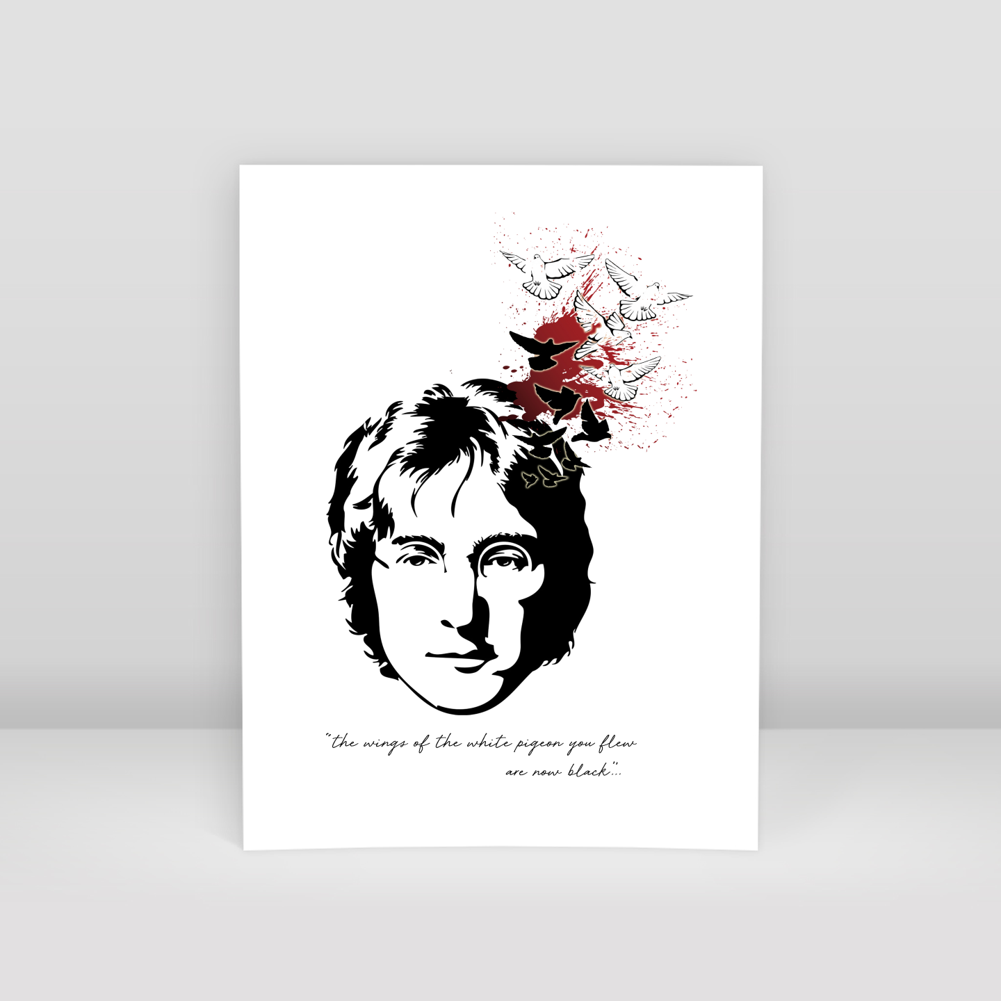 John Lennon 1980 - Art Print