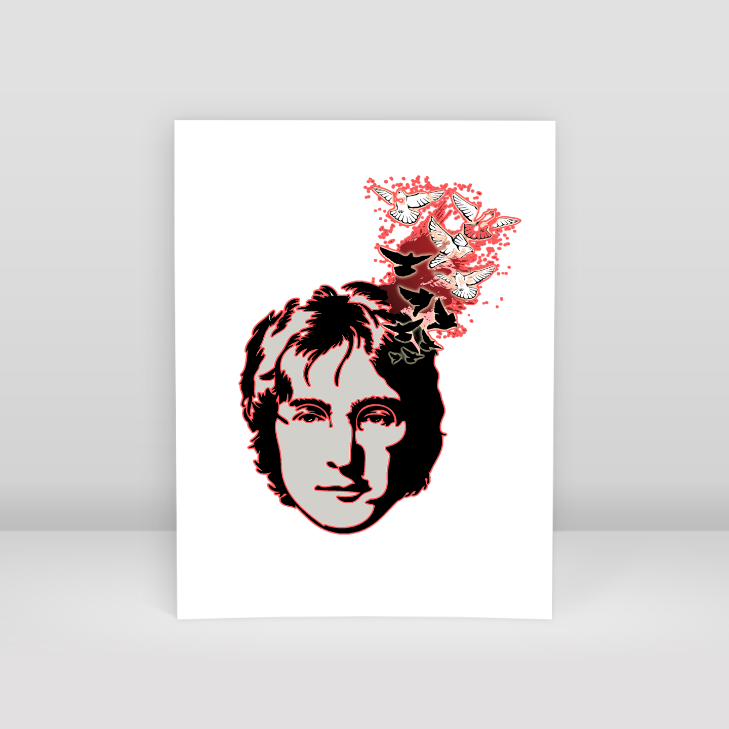 John Lennon- Peace - Art Print – ArtZula