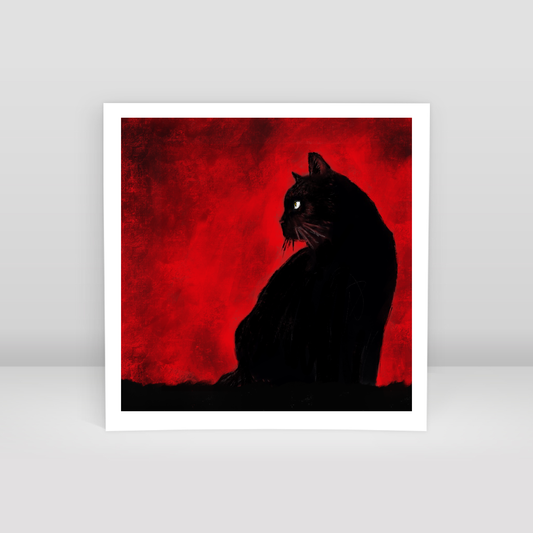 Look at the Black Cat - Art Print