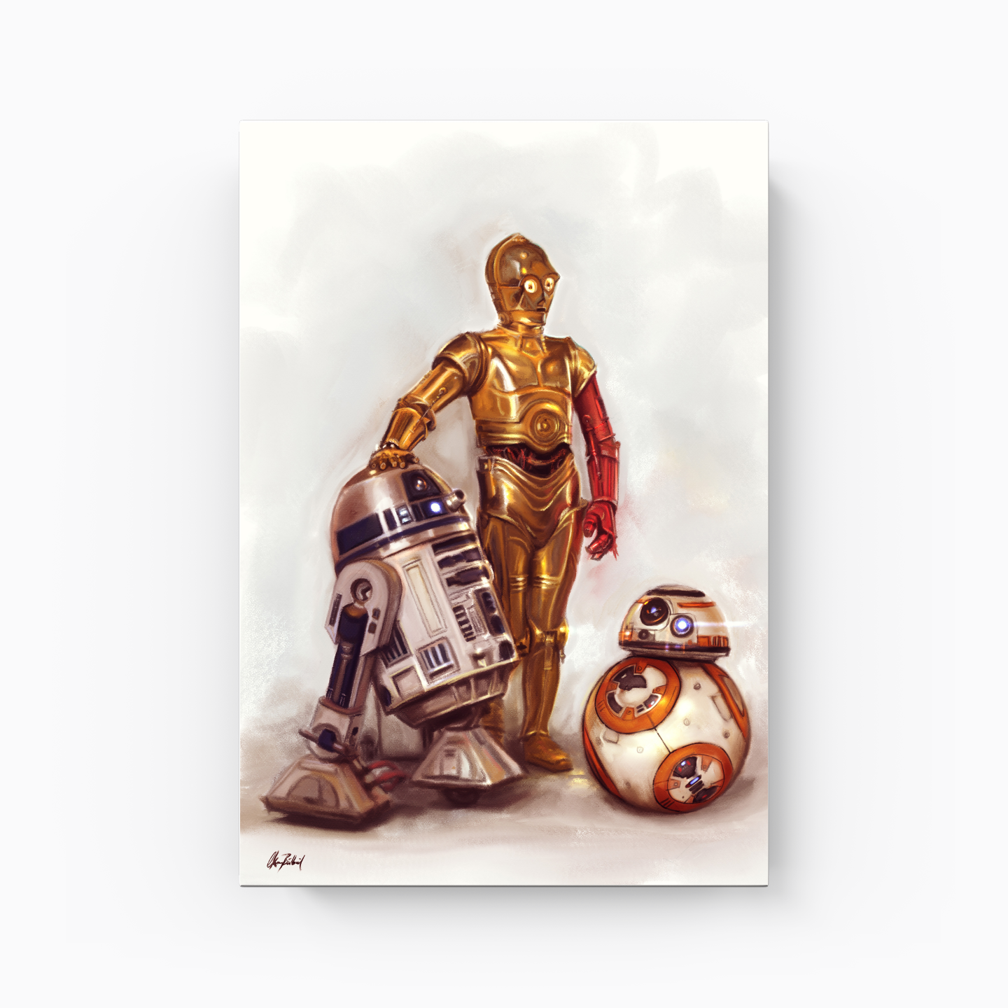 Star Wars Droids - Canvas Print