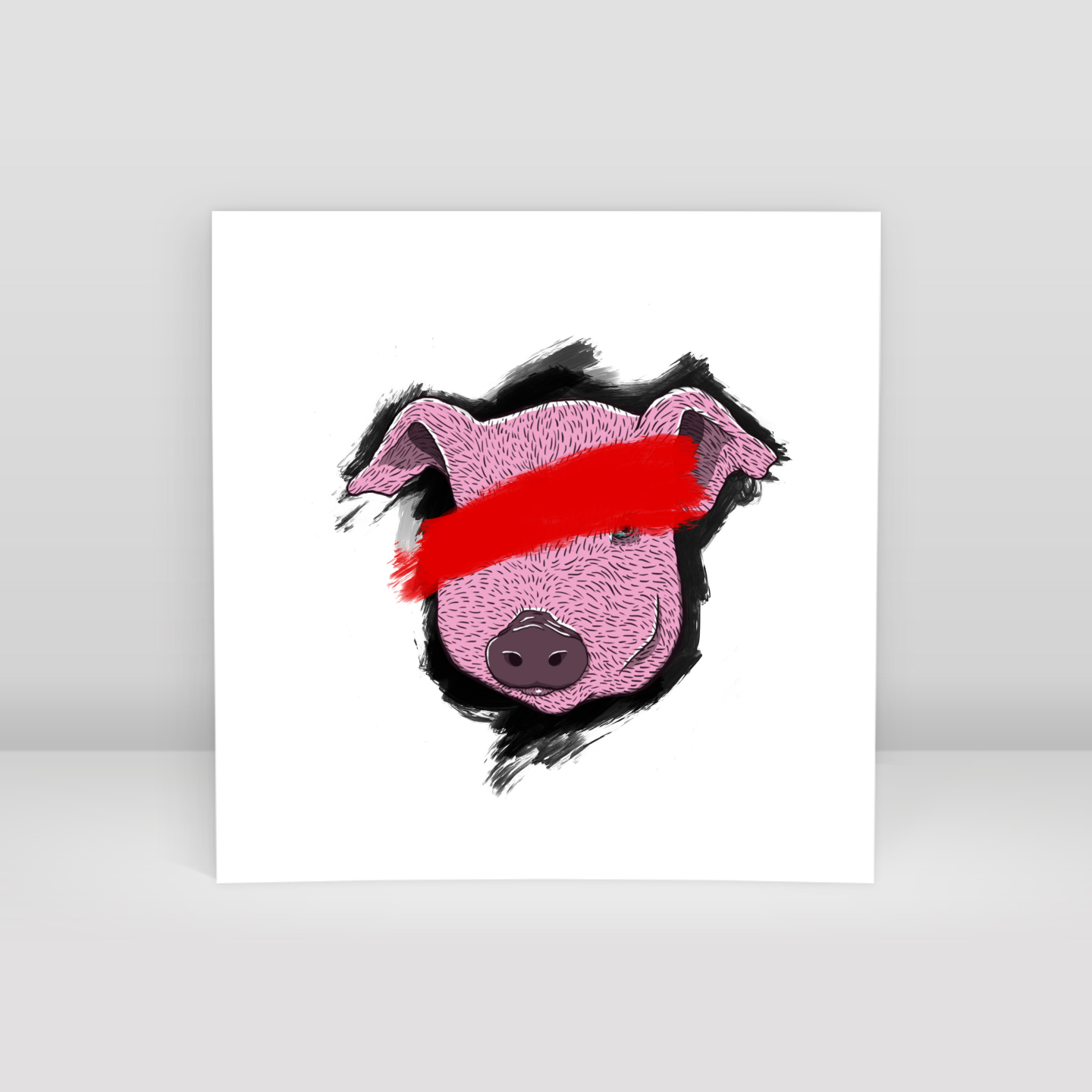 Problemo Piggy - Art Print