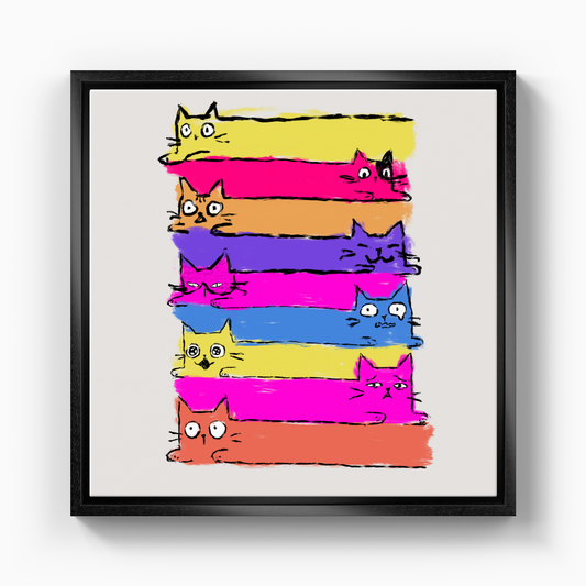 Catz - Canvas Print