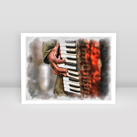 accordion - Art Print