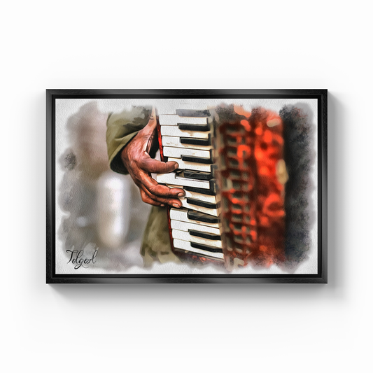 accordion - Canvas Print