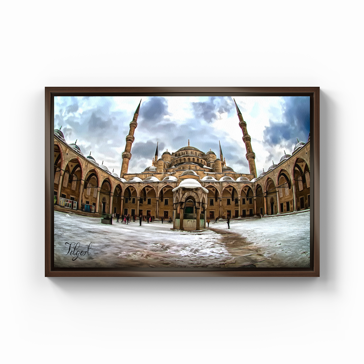 mosque - Canvas Print