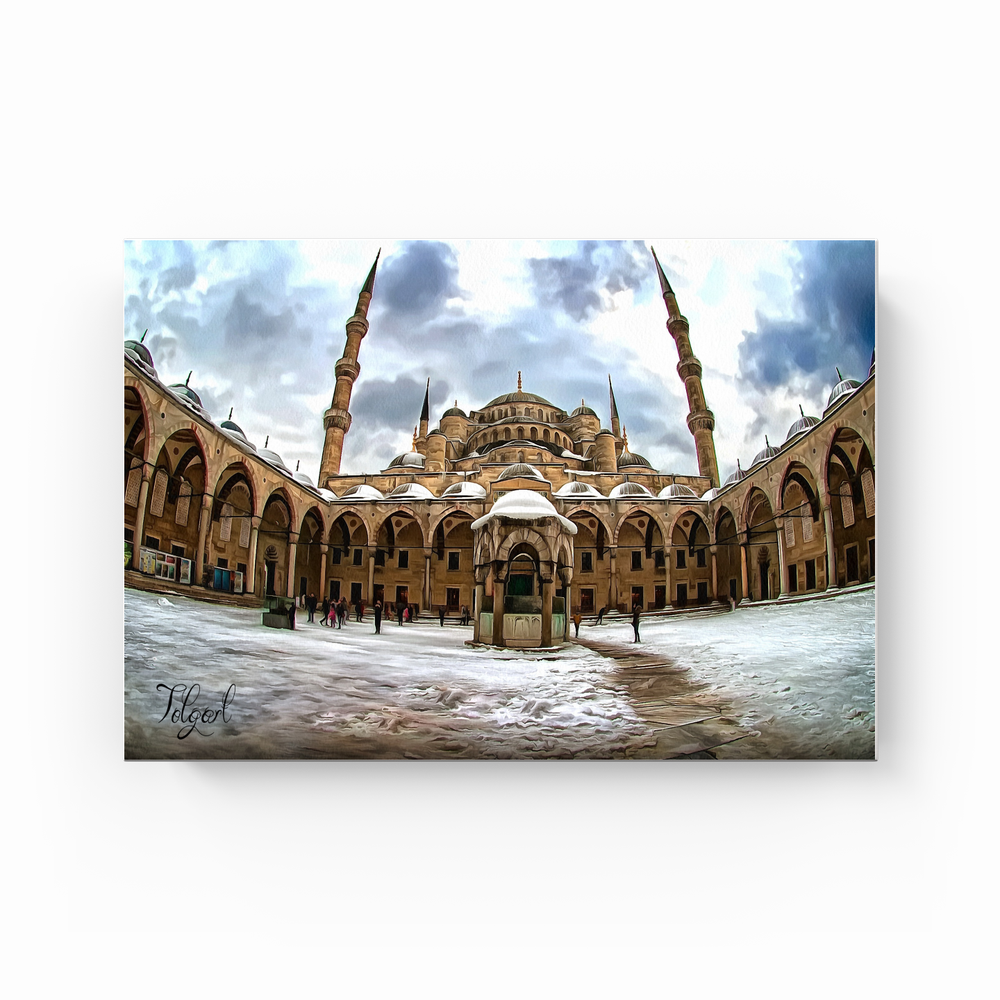 mosque - Canvas Print