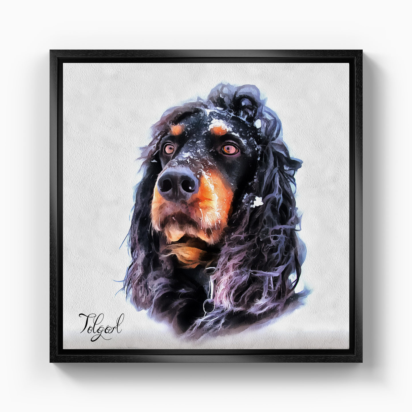 Dog 2 - Canvas Painting