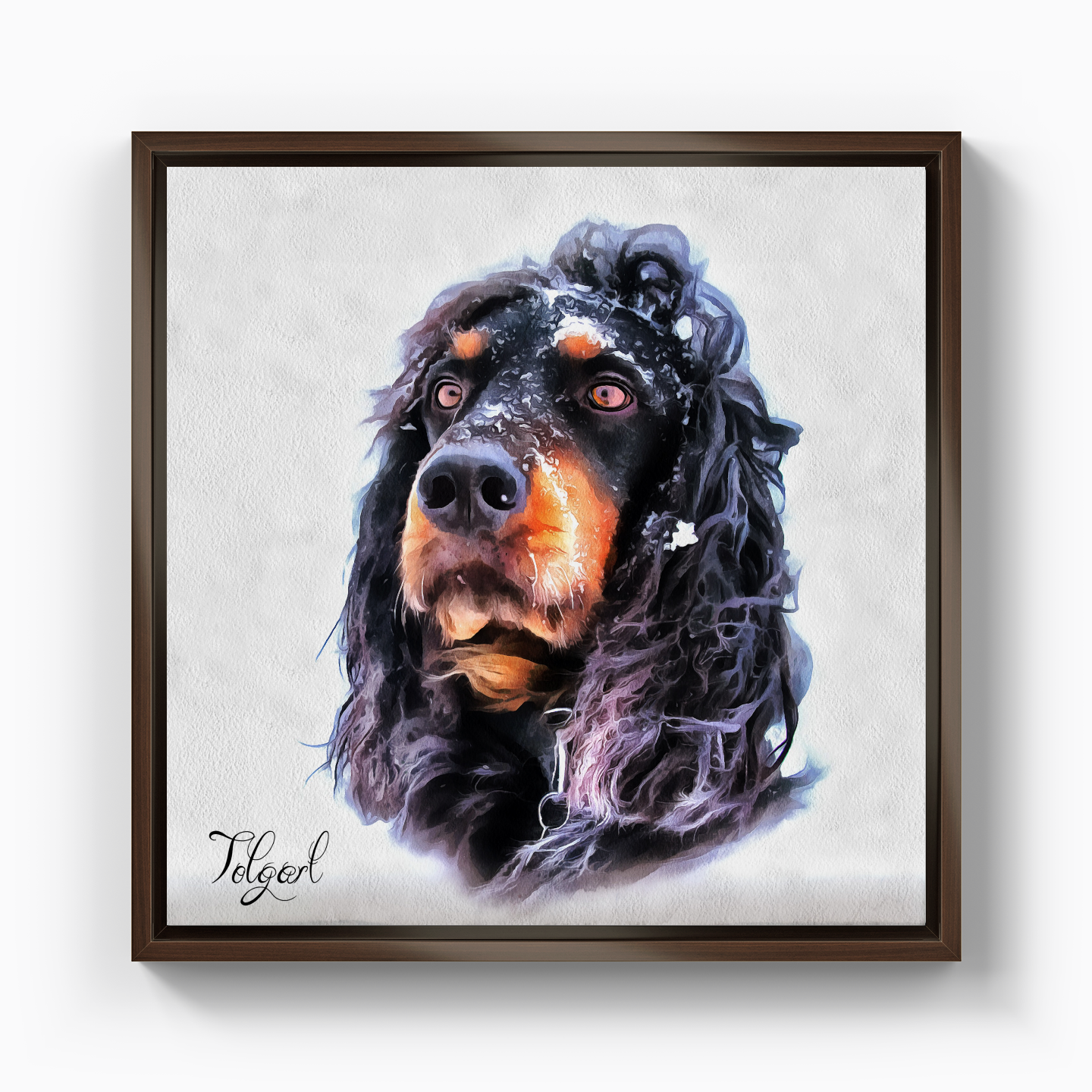 Dog 2 - Canvas Painting