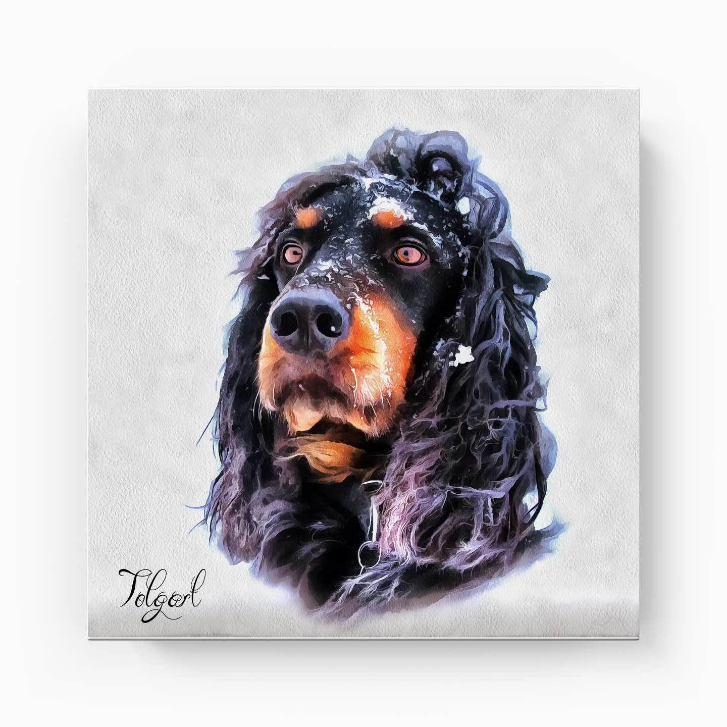 Dog 2 - Canvas Painting