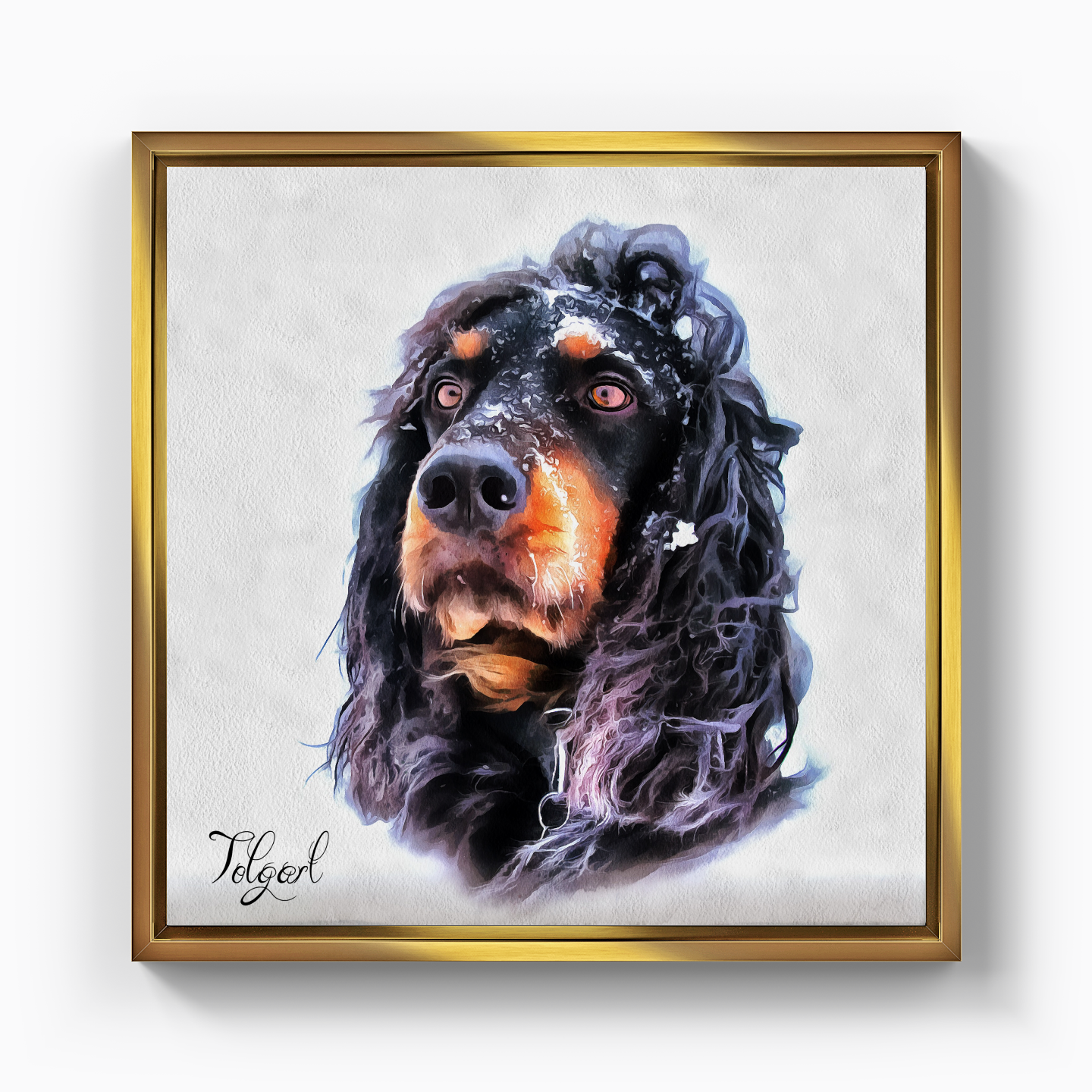 Dog 2 - Canvas Painting