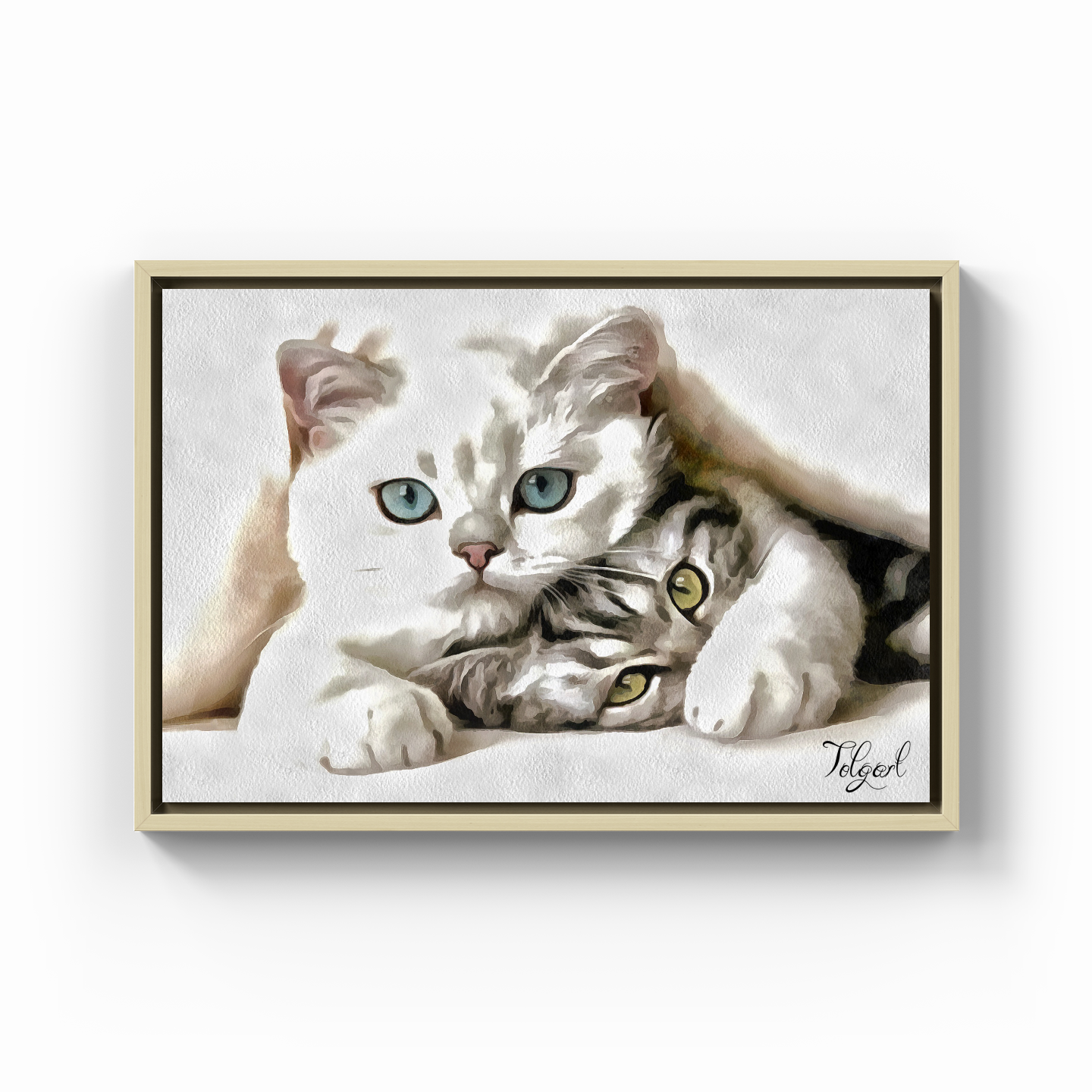 Cats - Canvas Painting