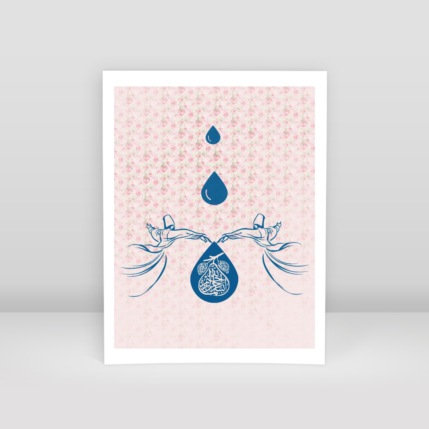 Mevlevi drops - Art Print