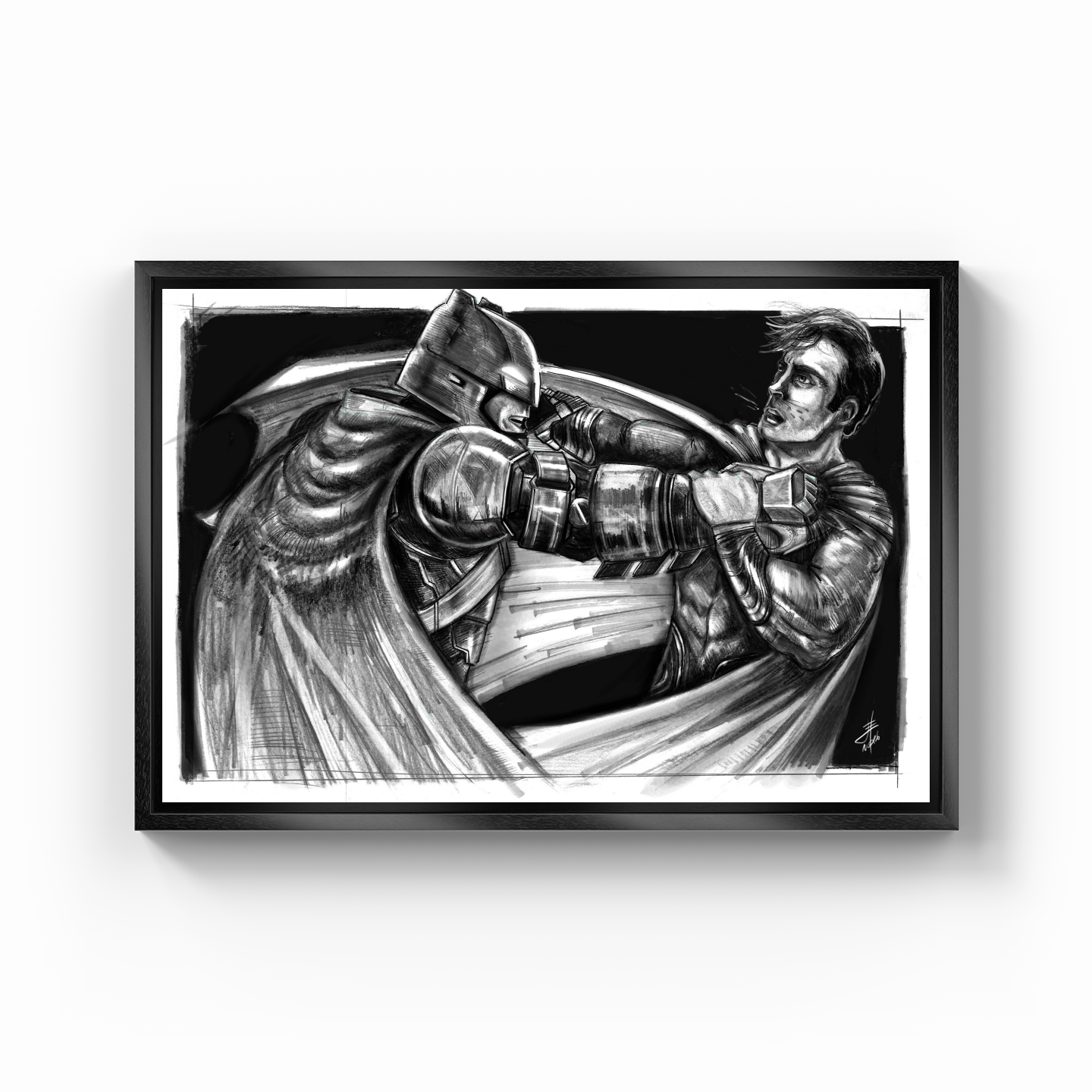 Batman vs Superman - Canvas Print