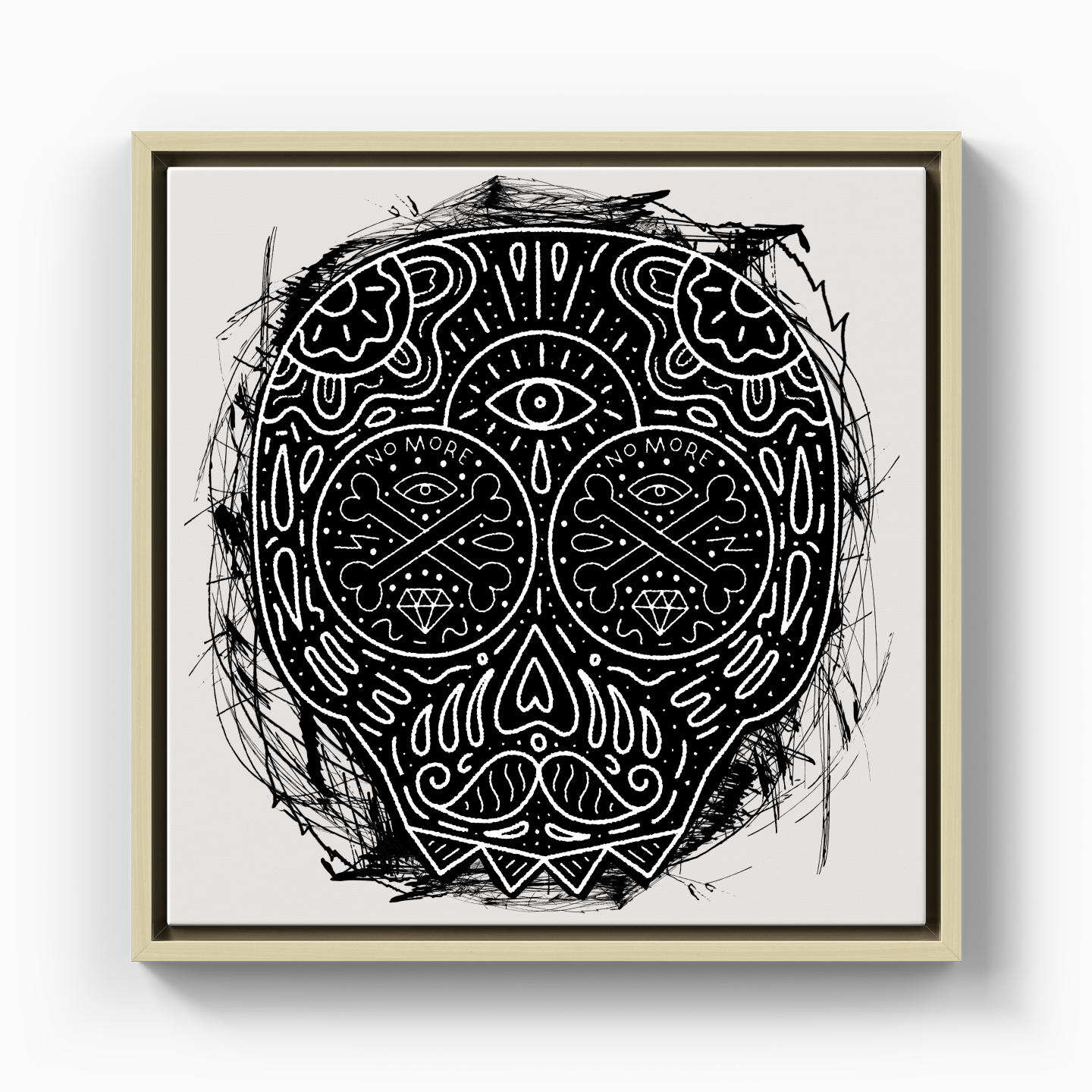 Luxurius Skull - Canvas Print