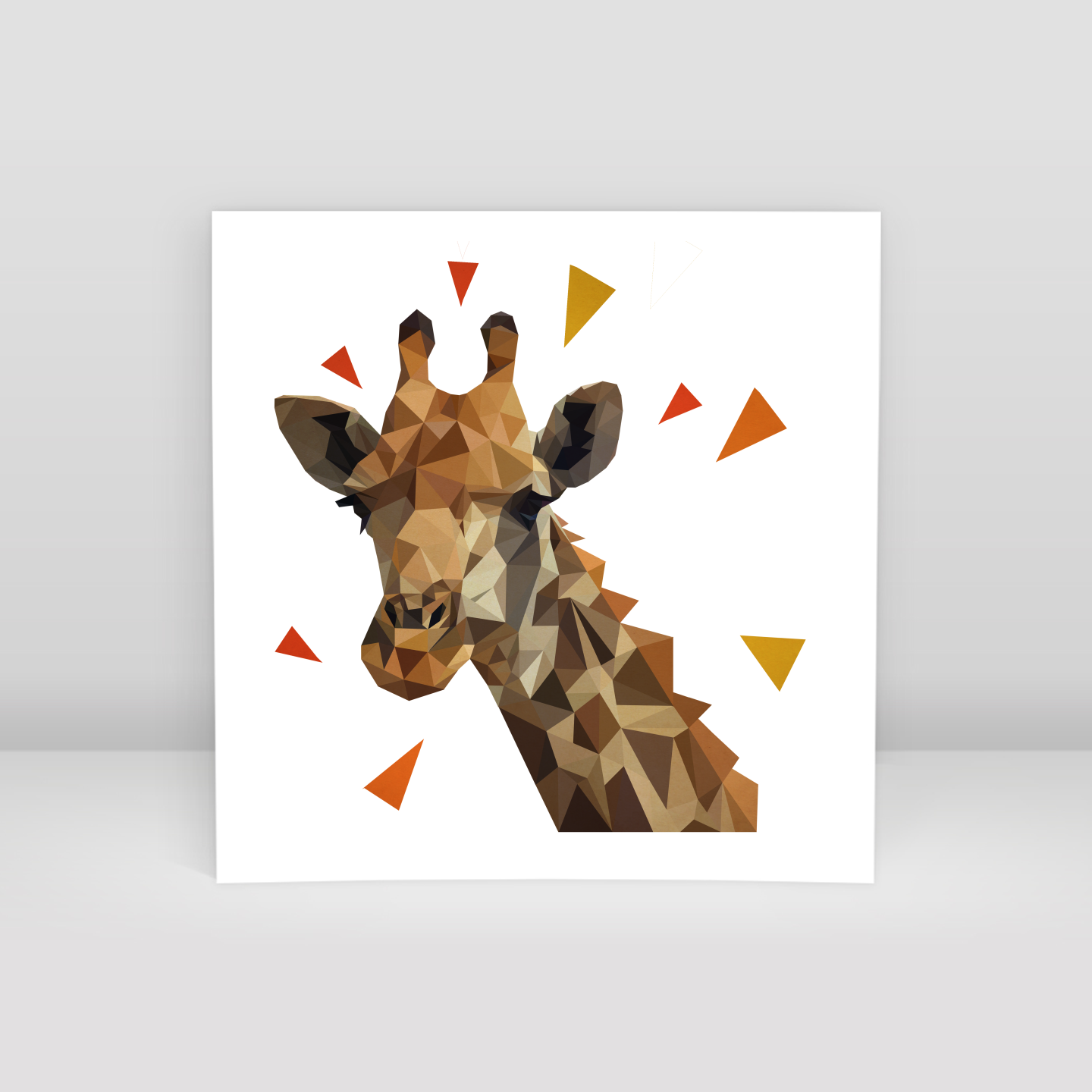 giraffe - Art Print