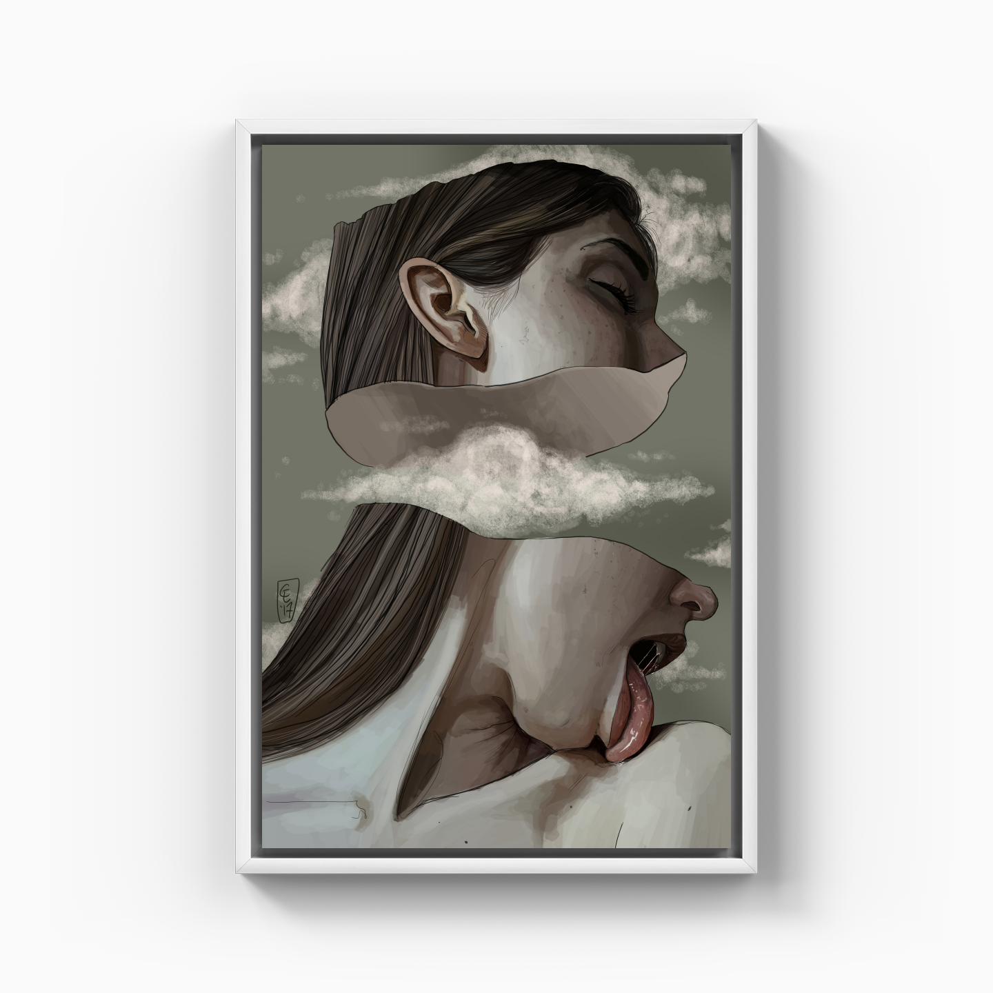 slut - Canvas Print