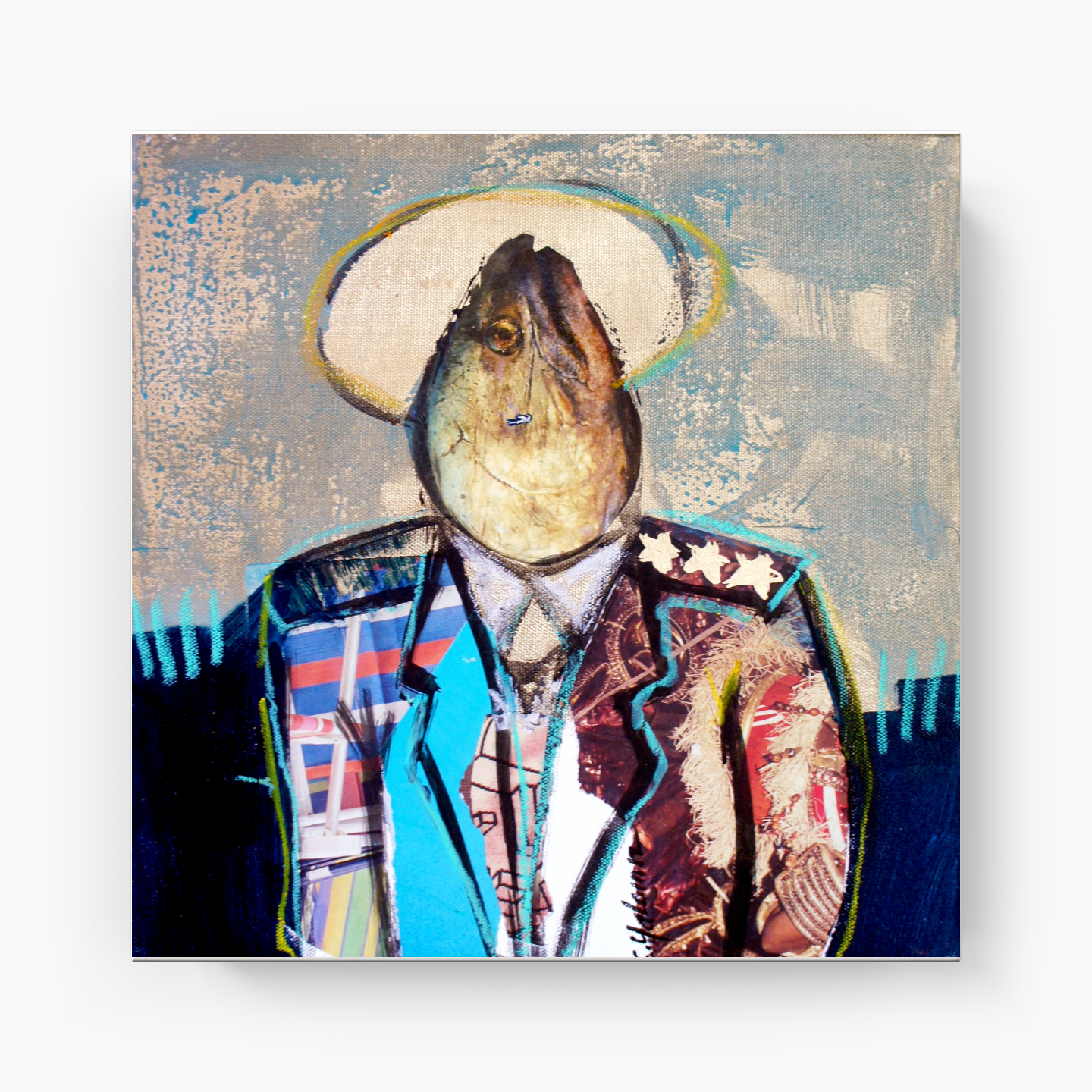 fishman - Canvas Print