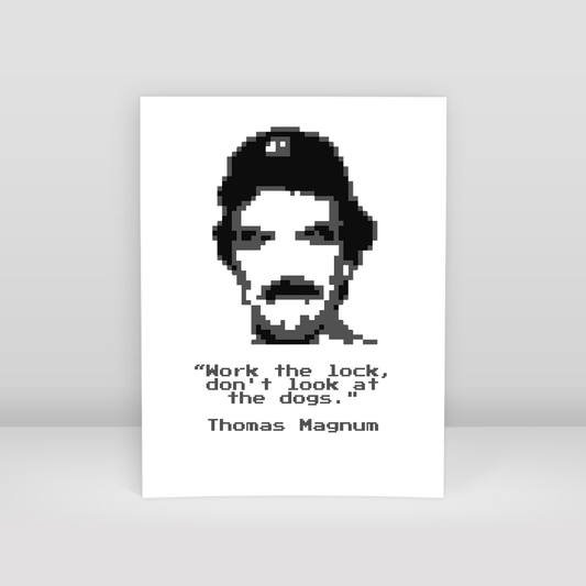 Magnum says - Art Print