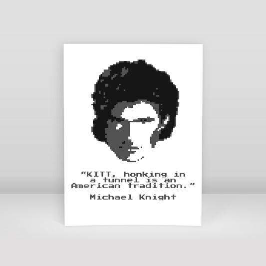 Michael says - Art Print