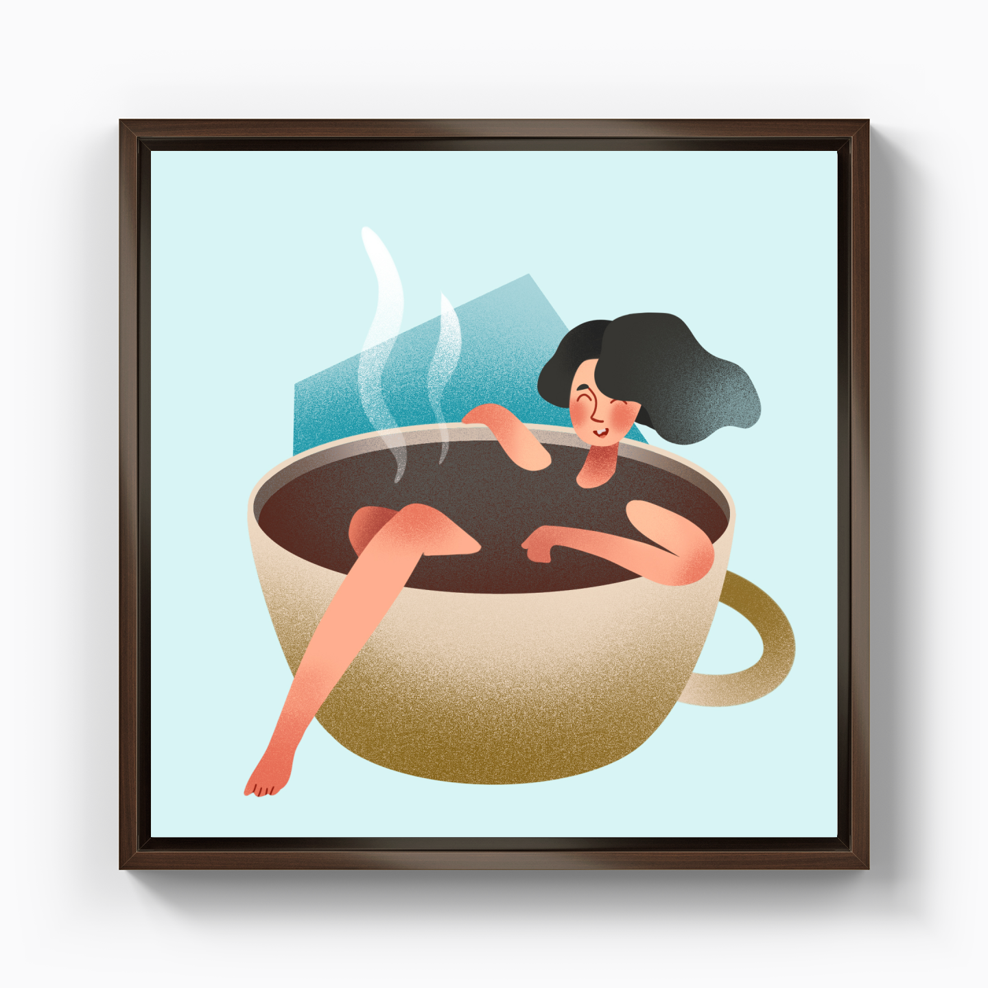 I Love Coffee - Canvas Print