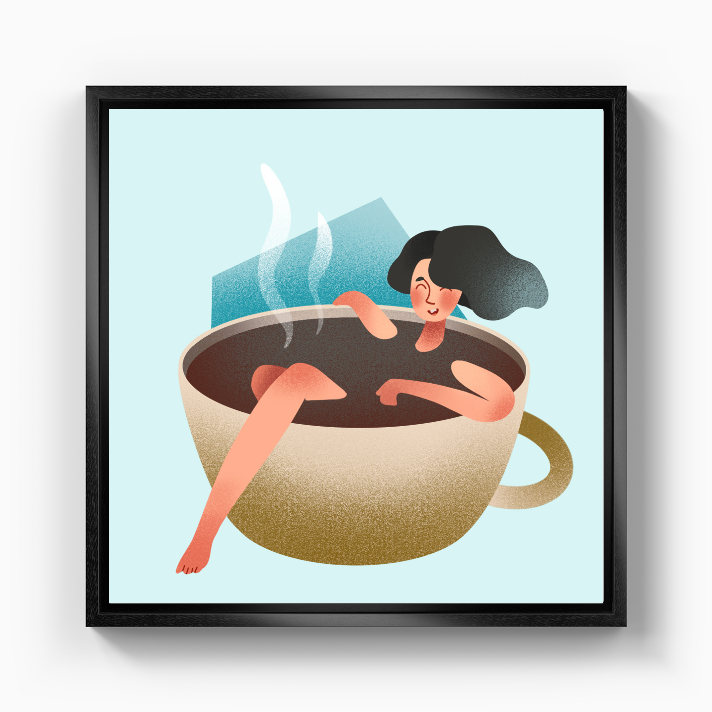 I Love Coffee - Canvas Print