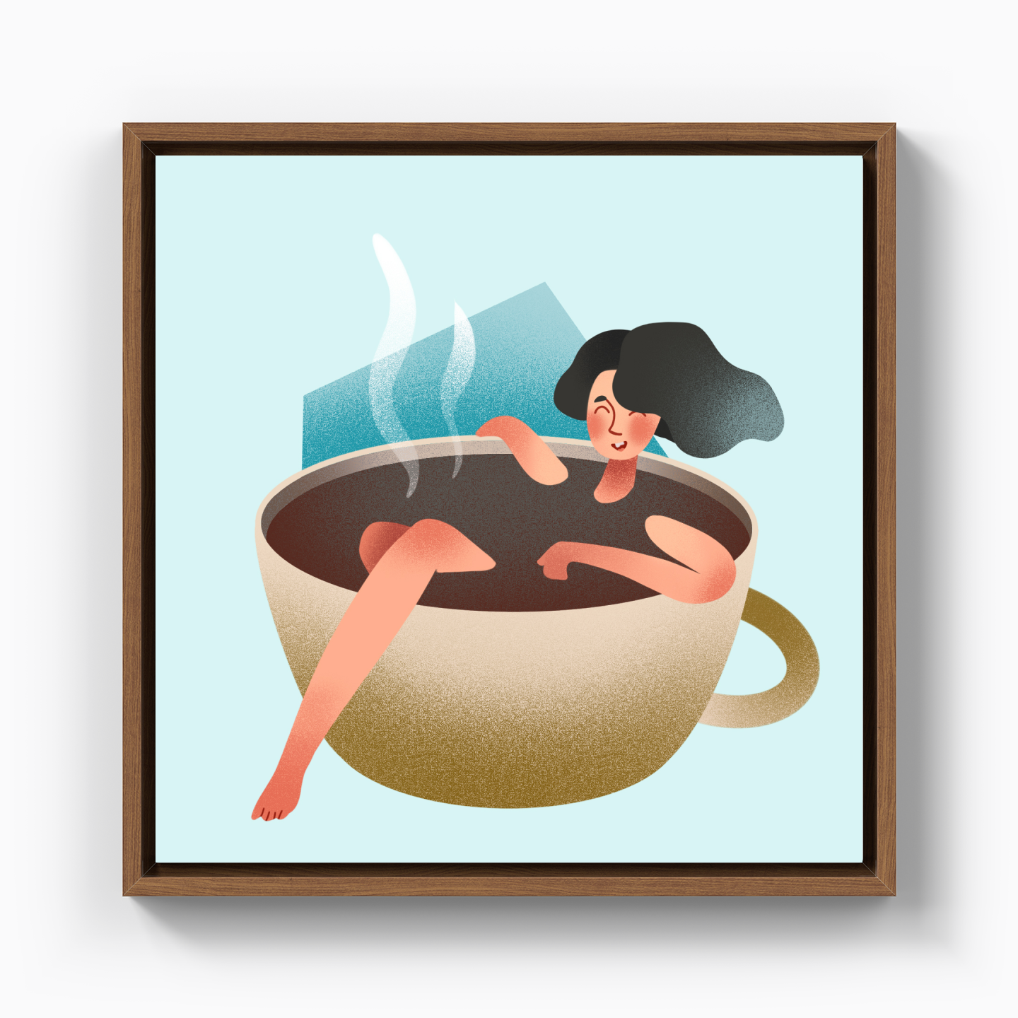 I Love Coffee - Canvas Print